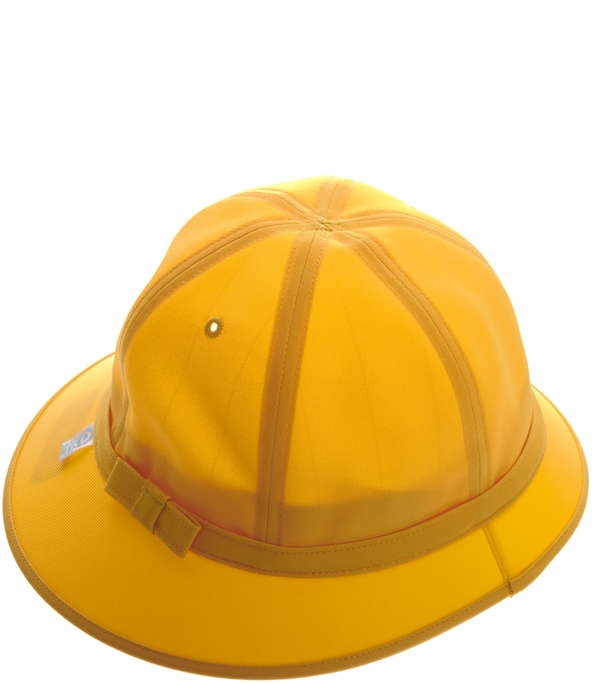 エコ黄交通安全帽 メトロ型（アゴゴム付）｜商品紹介｜体育紅白帽